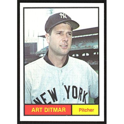 1982 Galasso Yankees '61 Color #21 Art Ditmar