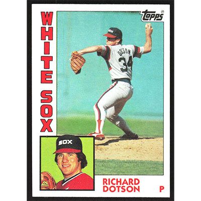1984 Topps #759 Richard Dotson