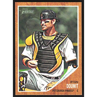 2011 Topps Heritage #389 Ryan Doumit