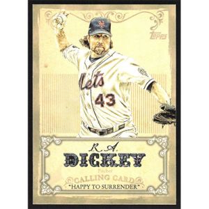 2013 Topps Calling Cards #CC-9 R.A. Dickey