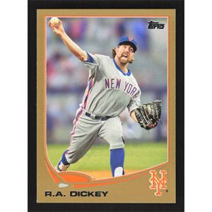 2013 Topps Gold #43 R.A. Dickey