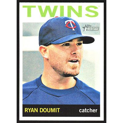 2013 Topps Heritage #384 Ryan Doumit