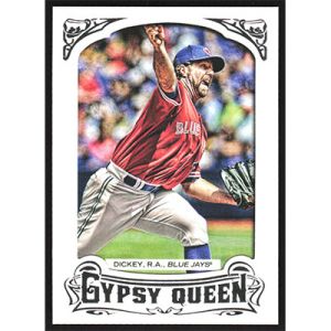 2014 Topps Gypsy Queen Framed White #158 R.A. Dickey
