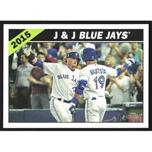 2015 Topps Heritage Combo Cards #CC-2 J. Donaldson/J. Bautista