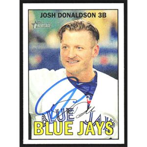 2016 Topps Heritage #483 Josh Donaldson SP Autographed