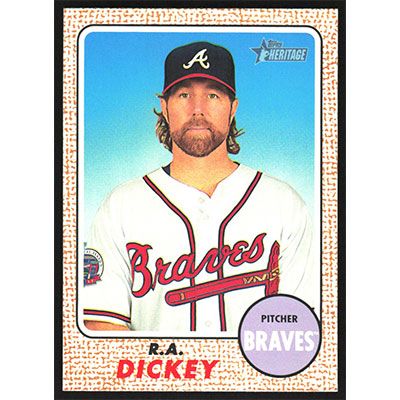 2017 Topps Heritage #92 R.A. Dickey
