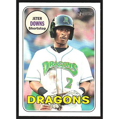 2018 Topps Heritage Minors #97 Jeter Downs