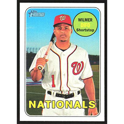 2018 Topps Heritage #359 Wilmer Difo