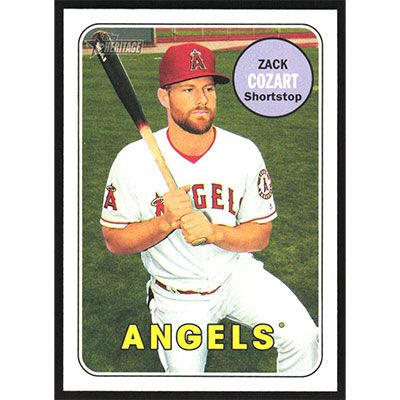2018 Topps Heritage #447 Zack Cozart SP