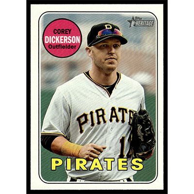 2018 Topps Heritage #527 Corey Dickerson