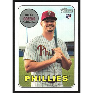 2018 Topps Heritage #634 Dylan Cozens
