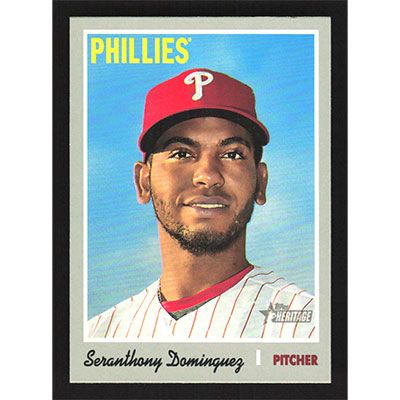 2019 Topps Heritage #302 Seranthony Dominguez