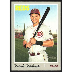 2019 Topps Heritage #644 Derek Dietrich