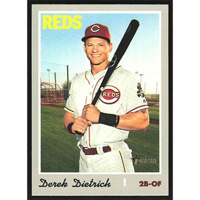 2019 Topps Heritage #644 Derek Dietrich