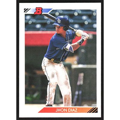 2020 Bowman Heritage Prospects #BHP-30 Jhon Diaz
