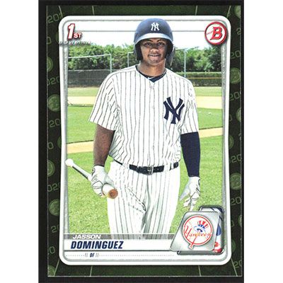 2020 Bowman Prospects Camo #BP-8 Jasson Dominguez