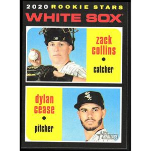 2020 Topps Heritage #13 Z. Collins/D. Cease Rookie Stars
