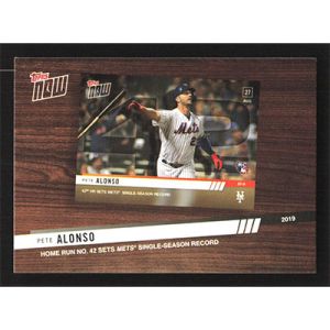 2020 Topps '19 Topps Now Review #TNR-9 Pete Alonso