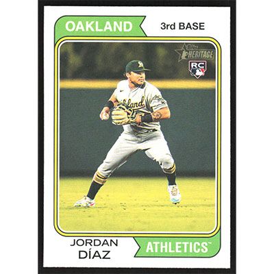 2023 Topps Heritage #153 Jordan Diaz