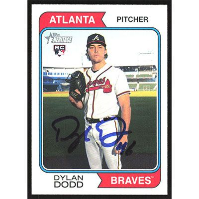 2023 Topps Heritage #650 Dylan Dodd Autographed