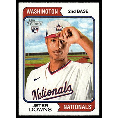 2023 Topps Heritage #84 Jeter Downs