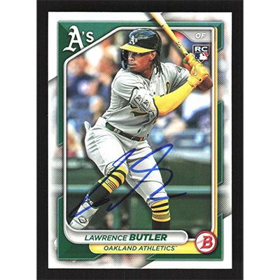 2024 Bowman #44 Lawrence Butler Autographed