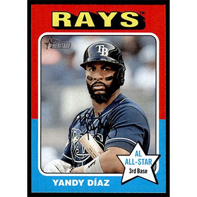 2024 Topps Heritage #230 Yandy Diaz All-Star