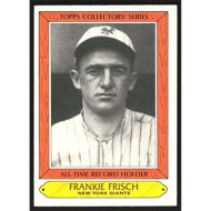 1985 Topps Woolworth's #13 Frankie Frisch All-Time Record Holder