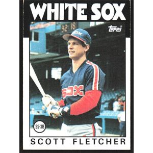 1986 Topps #187 Scott Fletcher