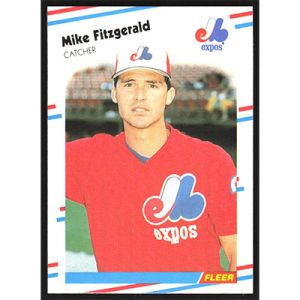 1988 Fleer #182 Mike Fitzgerald