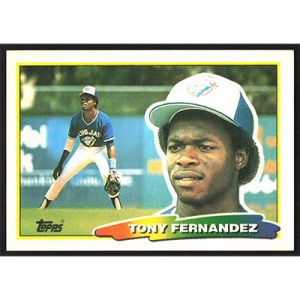 1988 Topps Big #187 Tony Fernandez