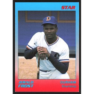 1989 Durham Bulls Star I #12 Jerald Frost