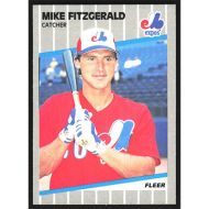 1989 Fleer #374 Mike Fitzgerald