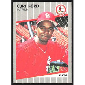 1989 Fleer #450 Curt Ford