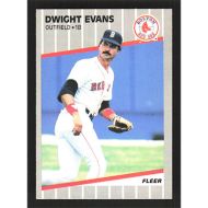 1989 Fleer #87 Dwight Evans