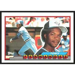 1989 Topps Big #157 Tony Fernandez