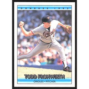 1992 Donruss #317 Todd Frohwirth