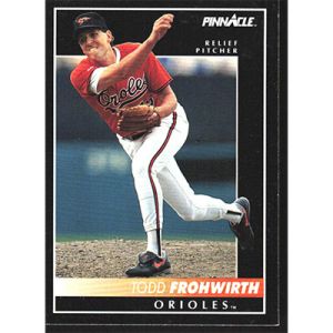 1992 Pinnacle #411 Todd Frohwirth