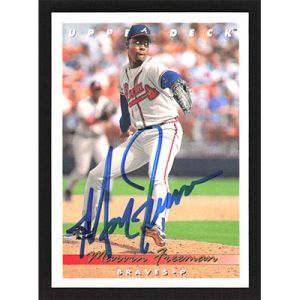1993 Upper Deck #519 Marvin Freeman Autographed