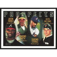 1996 Topps #437 A. French/D. Smith/D. Stovall/K. Williams Prospects