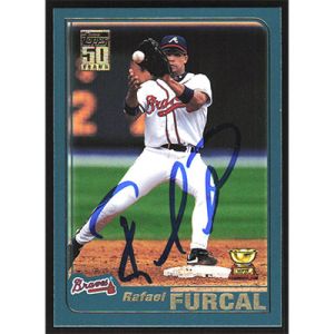 2001 Topps #319 Rafael Furcal Autographed