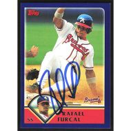 2003 Topps #84 Rafael Furcal Autographed