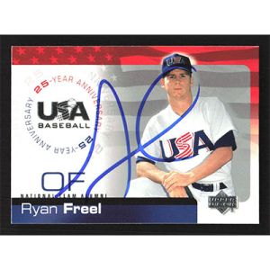 2004 USA Baseball 25th Anniversary #USA-62 Ryan Freel Autographed