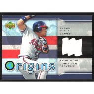 2005 Upper Deck Origins Jersey #OR-RF Rafael Furcal