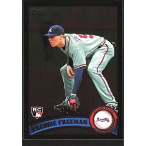 2011 Topps Wal-Mart Black #145 Freddie Freeman