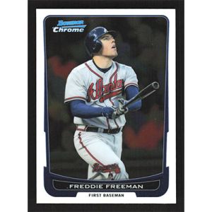 2012 Bowman Chrome #98 Freddie Freeman