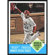 2012 Topps Heritage #147 David Freese World Series Highlights