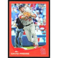 2013 Topps Chrome Orange Refractors #135 David Freese