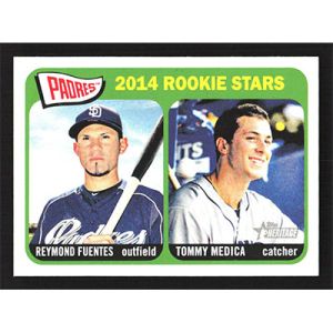 2014 Topps Heritage #189 R. Fuentes/T. Medica Rookie Stars