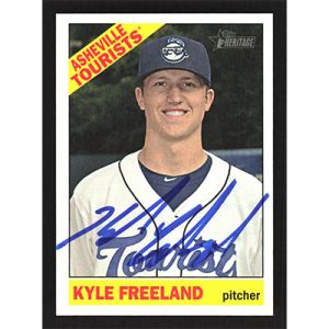 2015 Topps Heritage Minors #152 Kyle Freeland Autographed